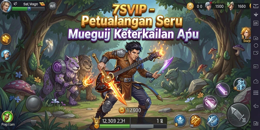 Gameplay seru dalam 7SVIP yang penuh petualangan.