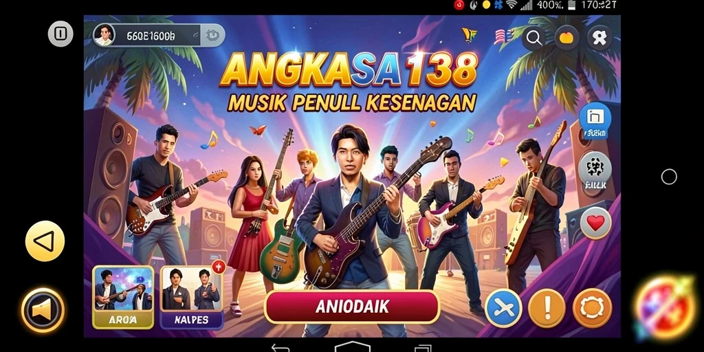 Tampilan gameplay yang seru di ANGKASA138 penuh warna.