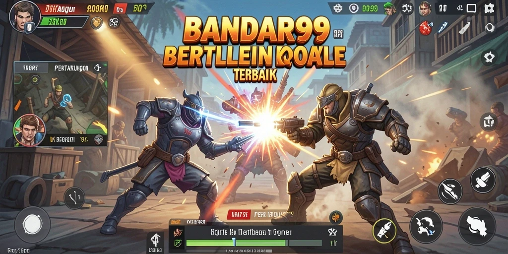 Gameplay seru dalam BANDAR99 yang menampilkan pertarungan Battle Royale.