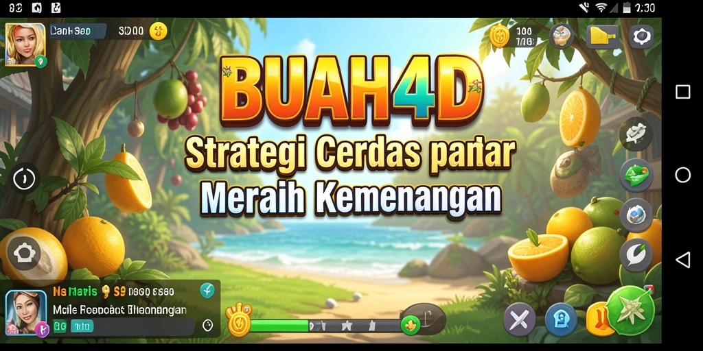Tampilan gameplay BUAH4D yang seru dan strategis.