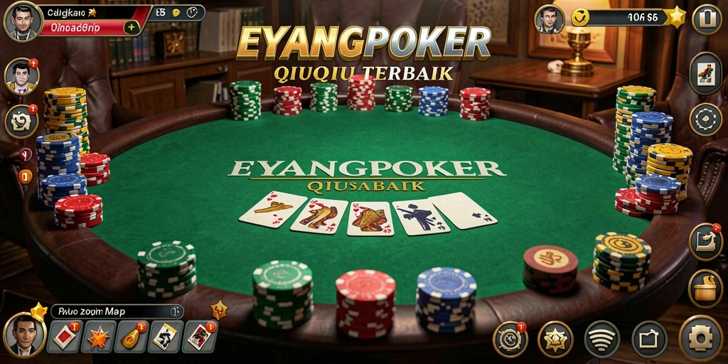 Screenshot gameplay QiuQiu yang seru dan menarik dari EYANGPOKER.