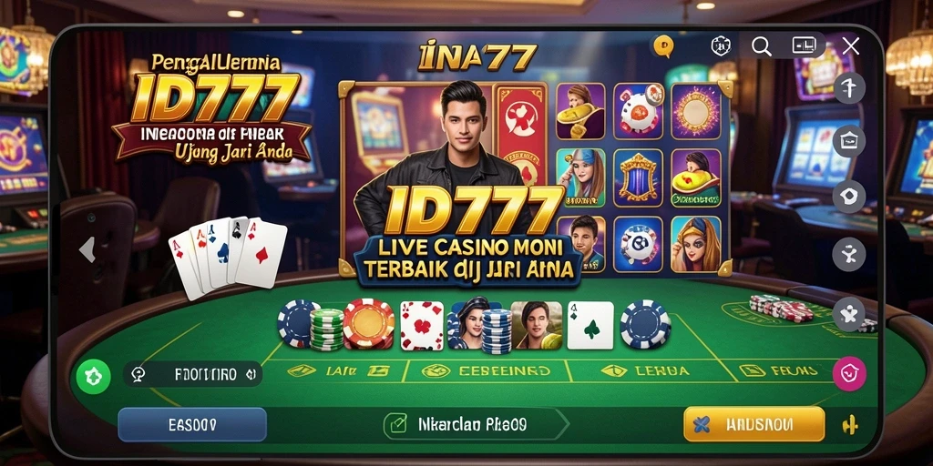 Pengalaman mendebarkan bermain Live Casino di ID777.