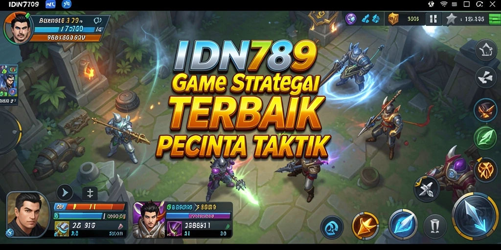 Screenshot gameplay IDN789 menampilkan pertempuran strategi yang menegangkan.