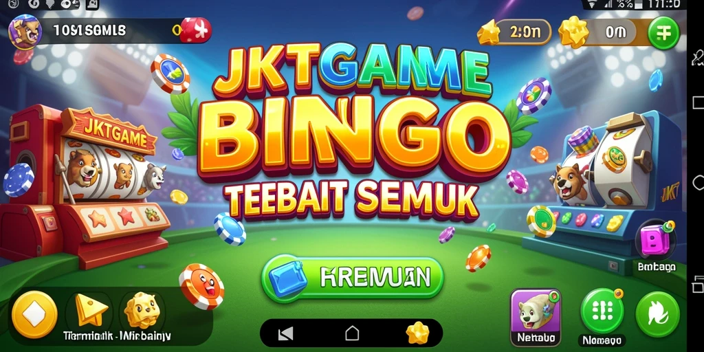 Tampilan menarik dari gameplay Bingo di JKTGAME.