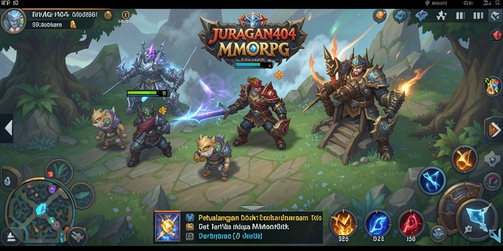 Tampilan menakjubkan dari gameplay JURAGAN404 yang memikat.