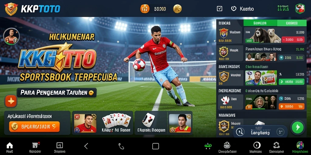 Tampilan gameplay menarik dari KPKTOTO yang menawarkan taruhan olahraga.