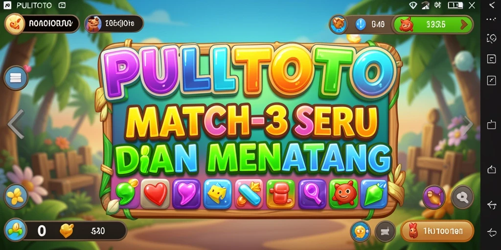 Tampilan gameplay PULITOTO yang seru dan menantang.