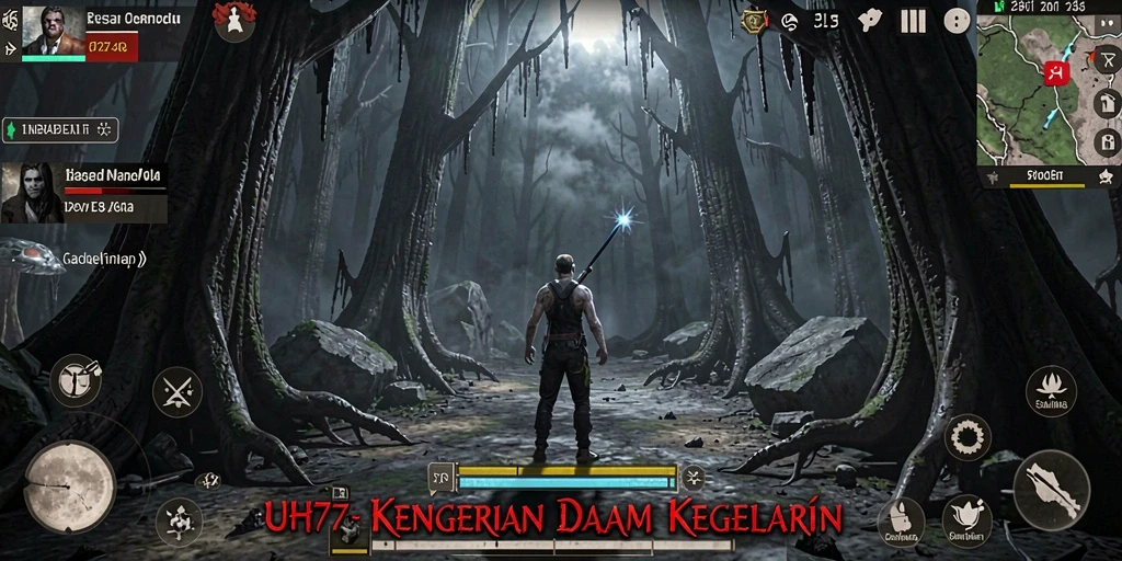 Tampilan menyeramkan dari gameplay UH77 yang penuh ketegangan.